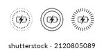 Wireless charger concept. Wireless charging icons. Phone charge simple signs. Vector illustration