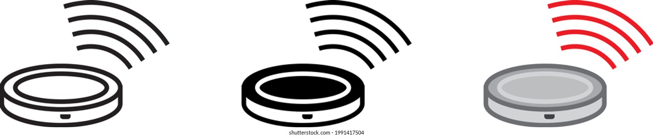 wireless charger icon vector illustration