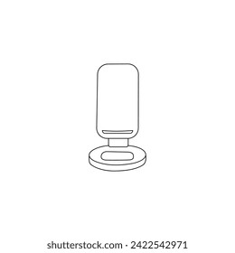 Wireless charger icons set. Isometric set of wireless charger vector icons for web design on a white background. Simple illustration of phone charge in vector flat style.