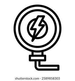 Wireless Charger Line Icon Design For Personal And Commercial use