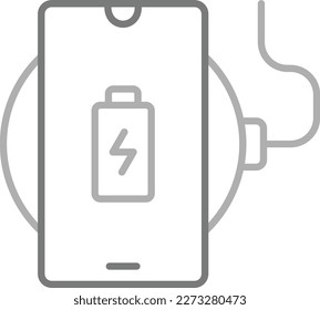 Wireless Charger vector icon. Can be used for printing, mobile and web applications.