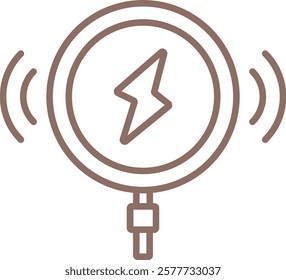 Wireless Charger vector icon. Can be used for printing, mobile and web applications.