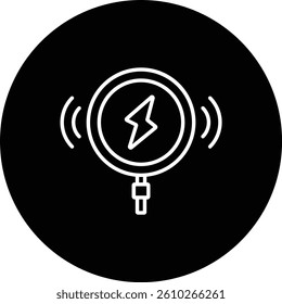 Wireless Charger vector icon. Can be used for printing, mobile and web applications.