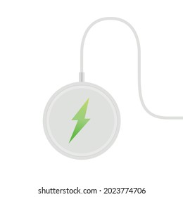 Wireless Charging, Wireless Charger, Phone Charger, Smart Phone Charger, Modern Technology, Phone Battery, Vector Illustration Background
