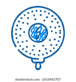 wireless charging doodle icon sketch vector. wireless charging sign. isolated symbol illustration