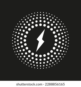 Wireless charging icon vector artificial Intelligence collection for your web design. Vector illustration.