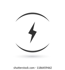 Wireless Charging Icon Vector illustration isolated on white background.