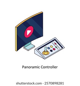 Wireless Charging isometric Colored illustration. EPS File stock illustration