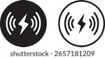Wireless Charging line icons set. Charging Multi Style icons, smartphone charger, battery, charger, Battery charge vector,
