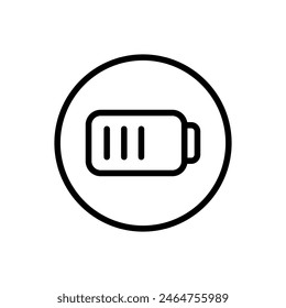 Wireless charging outline icons. Wireless charger concept. Phone charge simple signs. Vector illustration isolated on white background