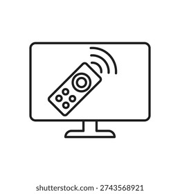 Wireless clicker symbol on screen display