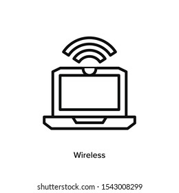 Wireless communication computer internet icon