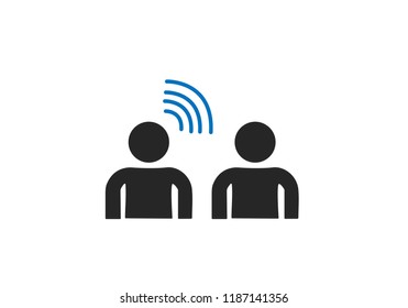 Wireless communication icon 
