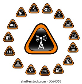 Wireless communications iconset