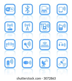 Wireless communications iconset