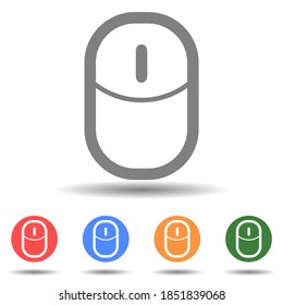 Wireless computer mouse vector icon