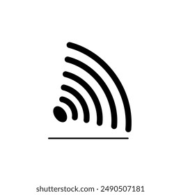 wireless concept line icon. Simple element illustration.wireless concept outline symbol design.
