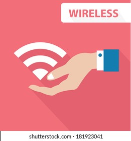 Wireless concept,vector