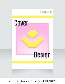 Wireless connection card design template. Digital technology. Poster with flat illustrations and copy space. Postcard with simple background. One page invitation. Teko Regular font used