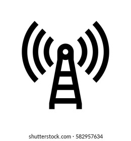 Wireless connection mini line, icon, background and graphic. The icon is black and white, linear  flat, vector, pixel perfect, minimal, suitable for web and print. 