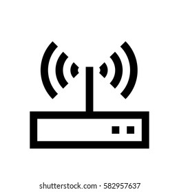 Wireless connection mini line, icon, background and graphic. The icon is black and white, linear  flat, vector, pixel perfect, minimal, suitable for web and print. 