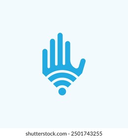 Wireless Connection WIFI with Hand sign