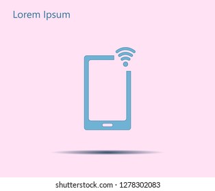 Wireless connectivity concept. Setting wifi connection.