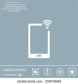 Wireless connectivity concept. Setting wifi connection.
