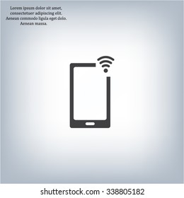 Wireless connectivity concept. Setting wifi connection.