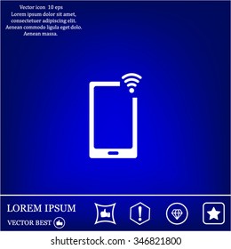 Wireless connectivity concept. Setting wifi connection.