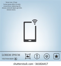 Wireless connectivity concept. Setting wifi connection.