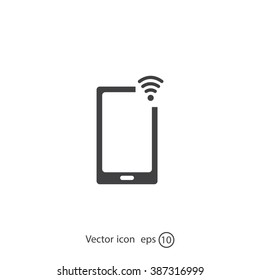 Wireless connectivity concept. Setting wifi connection.