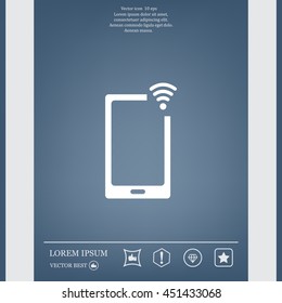Wireless connectivity concept. Setting wifi connection.