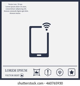Wireless connectivity concept. Setting wifi connection.