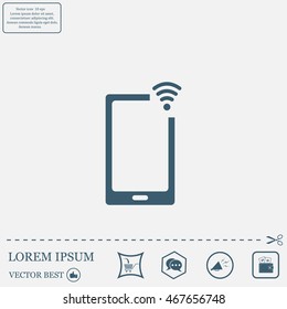 Wireless connectivity concept. Setting wifi connection.