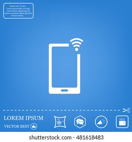 Wireless connectivity concept. Setting wifi connection.