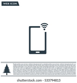 Wireless connectivity concept. Setting wifi connection.