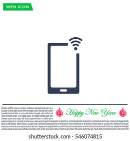 Wireless connectivity concept. Setting wifi connection.