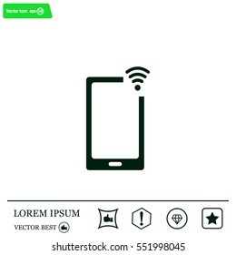 Wireless connectivity concept. Setting wifi connection.