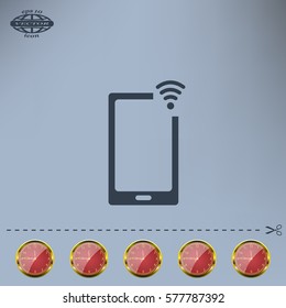 Wireless connectivity concept. Setting wifi connection.