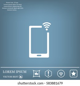 Wireless connectivity concept. Setting wifi connection.