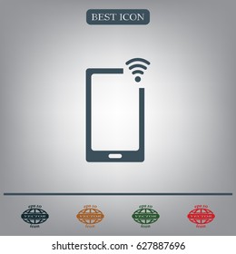 Wireless connectivity concept. Setting wifi connection.