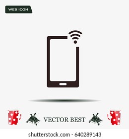 Wireless connectivity concept. Setting wifi connection.
