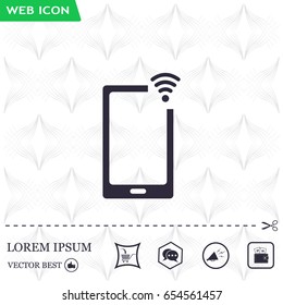 Wireless connectivity concept. Setting wifi connection.