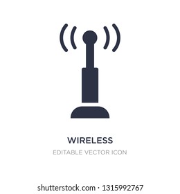 wireless connectivity icon on white background. Simple element illustration from Computer concept. wireless connectivity icon symbol design.