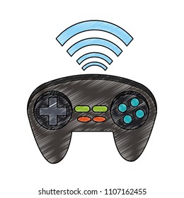 Wireless console gamepad scribble