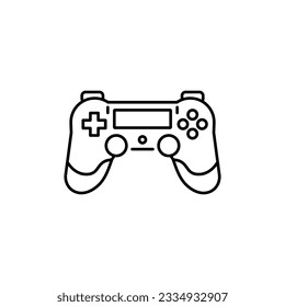 Wireless controller icon. Joystick gamepad, game console or game controller. Computer gaming.Vector illustration 