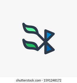 Wireless Data Transfer Icon Illustration Vector Template. Suitable for Creative Industry, Multimedia, entertainment, Educations, Shop, and any related business