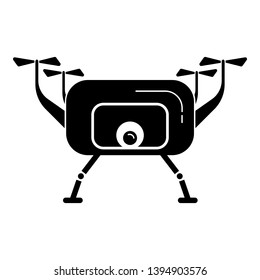 Wireless drone icon. Simple illustration of wireless drone vector icon for web design isolated on white background