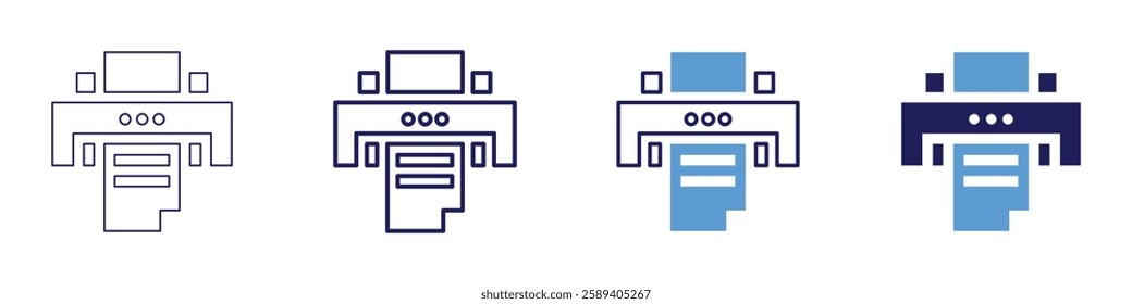 Wireless gadget icon in 4 different styles. Thin Line, Line, Bold Line, Duotone. Duotone style. Editable stroke.